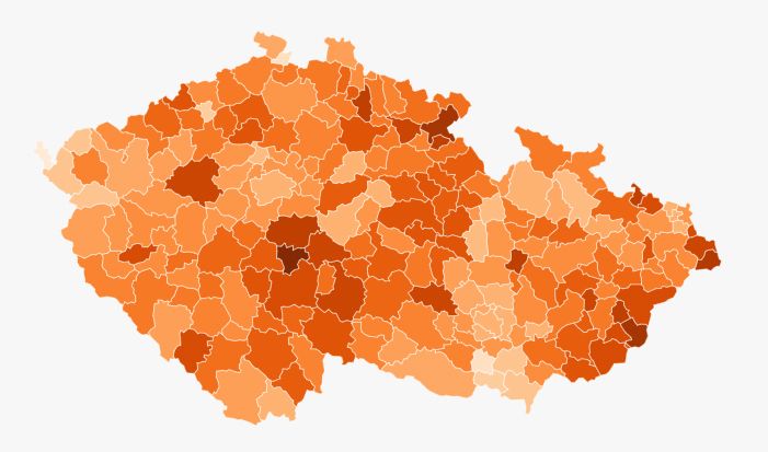 Praha a Brno mají mnohem méně nakažených než kraje